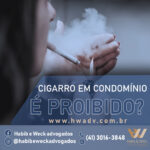 Cigarro em condomínio